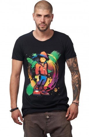 Tricou Vinyl Guy Orange